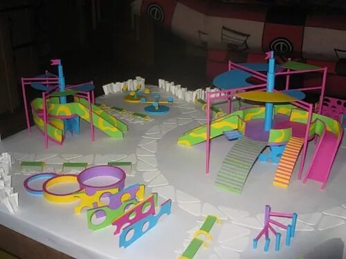 Город из бумаги. Поделки из бумаги и картона для детей Paper crafts, Preschool c