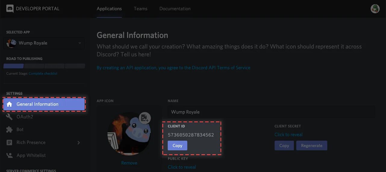 Developer id