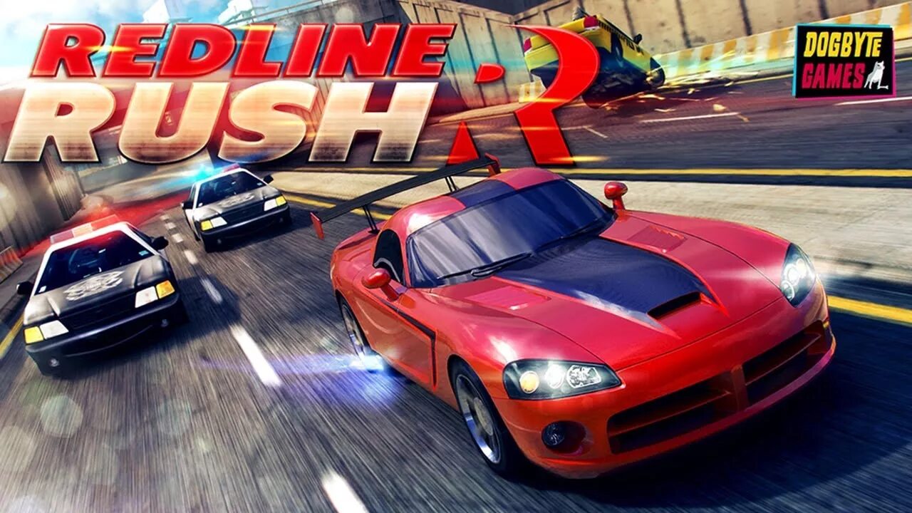 Rush мод много денег. Rush игра гонки. redline rush police chase. красная машина игра. игра с красной машиной на обложке.
