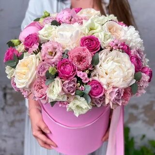 Букеты пионовых роз