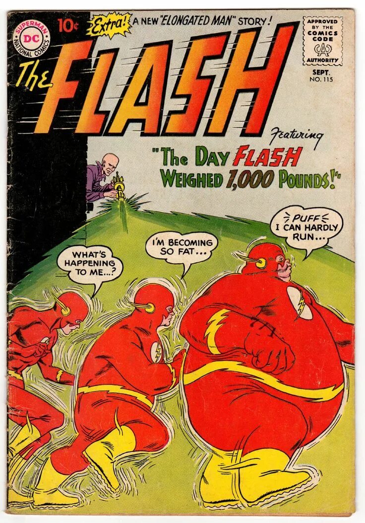 Flash day. Флеш 1960 комикс. Жирный флэш. Fat комикс. Флэш комикс обложка.