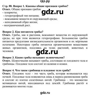 Биология 5 класс пасечник стр 67 вопросы