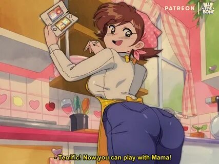 cooking mama, bluethebone, nintendo ds, 80s anime, 90s anime, retro anime.