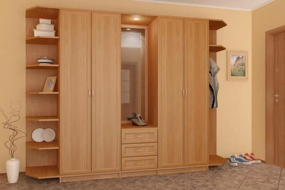 Шкаф шо 800,5. 2. Прихожая парма фабрика форес. Прихожие цвета ольха. Мебель в прихожую.