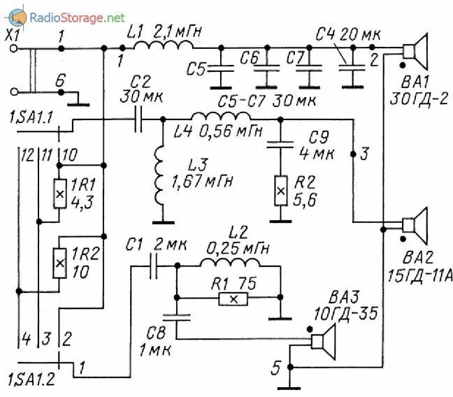 Электрические схемы колонок. Схема колонки АС 90 радиотехника. Схема акустики Орбита 35ас-016. Схема колонок радиотехника 35ас-1. Схема s90b радиотехника.