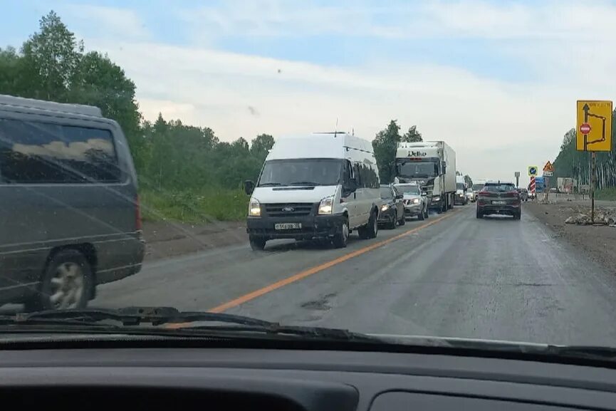 Трасса м5. Пробка из фур. Новые камеры на дорогах. Самая длинная фура.