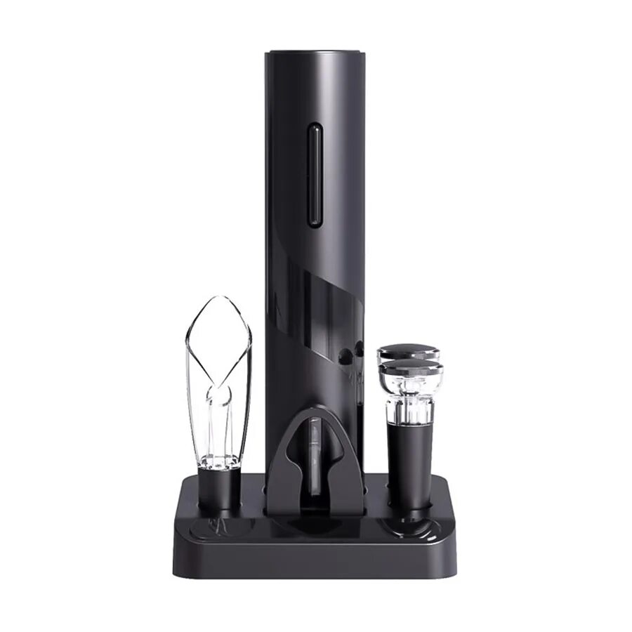 Винный набор xiaomi circle joy 4 in 1. Электрический штопор circle joy black samurai electric wine opener (черный) (cj-ekpq05). Штопор xiaomi circle joy 4 in 1. Набор винных аксессуаров circle joy. Кислородный декантер для вина.