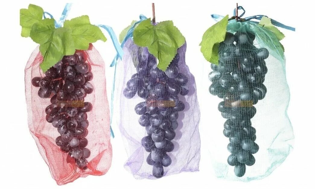 мешки для винограда от ос. мешочки от ос для винограда. мешки для винограда от ос. защитные мешочки для винограда. сетка-мешок 28*40см для винограда садовита (25).