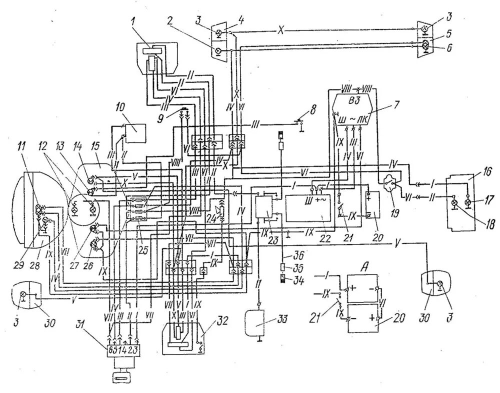 Электропроводка урала. Схема электропроводки мотоцикла Урал 12 вольт. Электрооборудование мотоцикла Урал 103 10. Схема электро мотоцикл Урал 8-103-10. Схема электропроводки Урал ИМЗ 8 103 10.