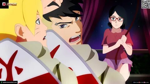 Sarada, Boruto, Kawaki: road to Hokage by aaw_tedeik. 