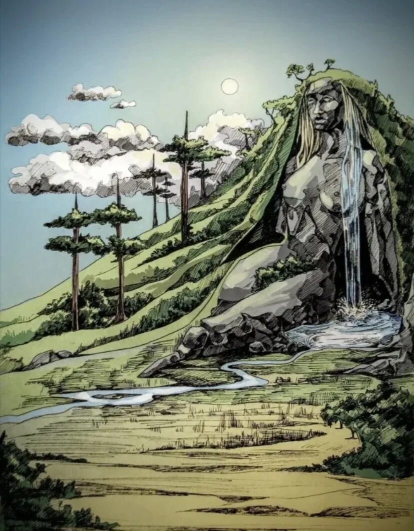 Jk-2073 оберег веда. велес и ягиня. мать земля славянская мифология. макошь мать сыра земля.