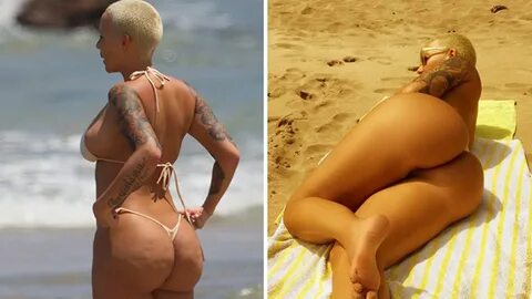 Amber Rose has an ass that just won't quit ... getting Photoshoppe...