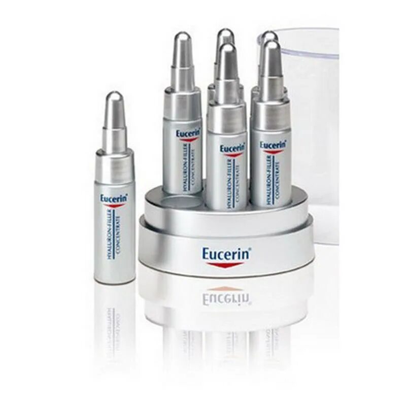 Eucerin Hyaluron-Filler сыворотка. Eucerin Hyaluron Filler сыворотка 5мл. Eucerin Hyaluron-Filler Concentrate концентрат для лица, 5 мл , 6 шт.. Эуцерин Гиалурон филлер сыворотка концентрат 6*5. Сыворотка против глубоких морщин