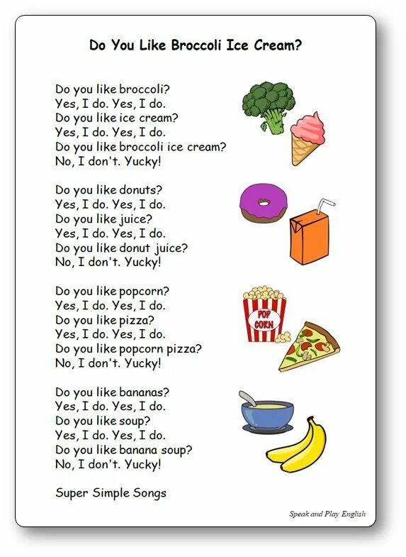 Do you like Broccoli. Broccoli Ice Cream. Do you like Broccoli Worksheet. Ice Cream Song super simple. Super simple songs do you like