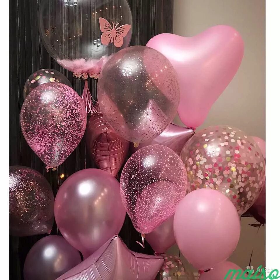 Красивые шары. Розовые шары. Гелевые шары. Красивые гелевые шары. Гелевые шарики на день рождения