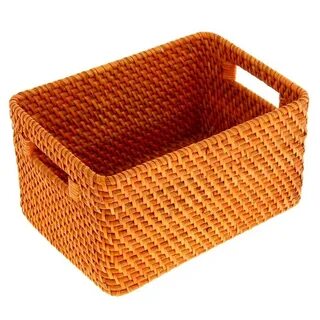 Бескаркасная корзина из ротанга