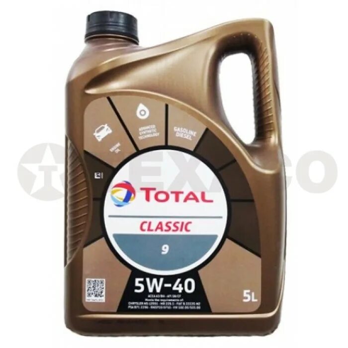 Артикулы total. Total classic 9 5w-30. масло моторное total 5w30 213839 classic 9 a5/b5 sl/cf 5л. total classic 5w-40. total classic 9 5w40 5л 156721.