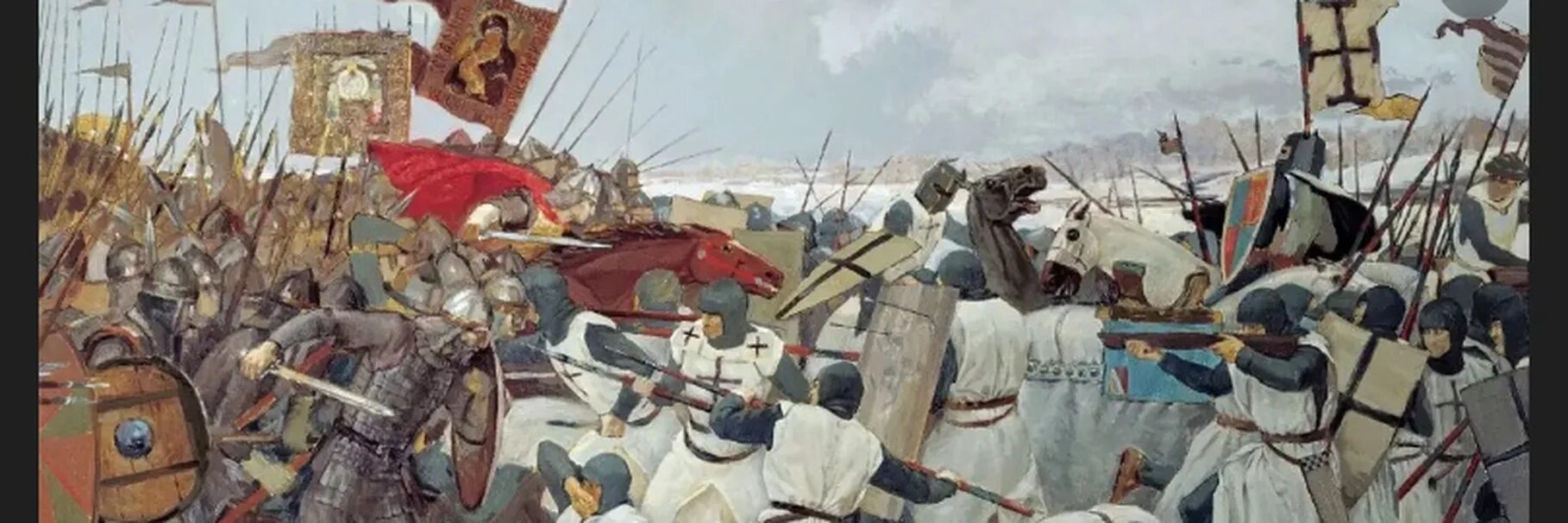 Битва 1242 года. Ледовое побоище битва на калке