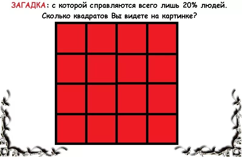 Головоломка сколько квадратов. Загадка про квадрат. Головоломка квадраты. Загадка с квадратиками. 4 квадратики ответы