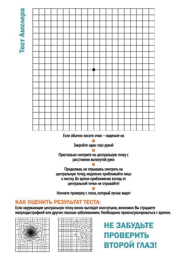 Сетка Амслера тест. Тест на зрение Амслера. Сетка для проверки зрения Амслера. Сетка Амслера тест для домашней самодиагностики зрения. Тест сетчатки глаза