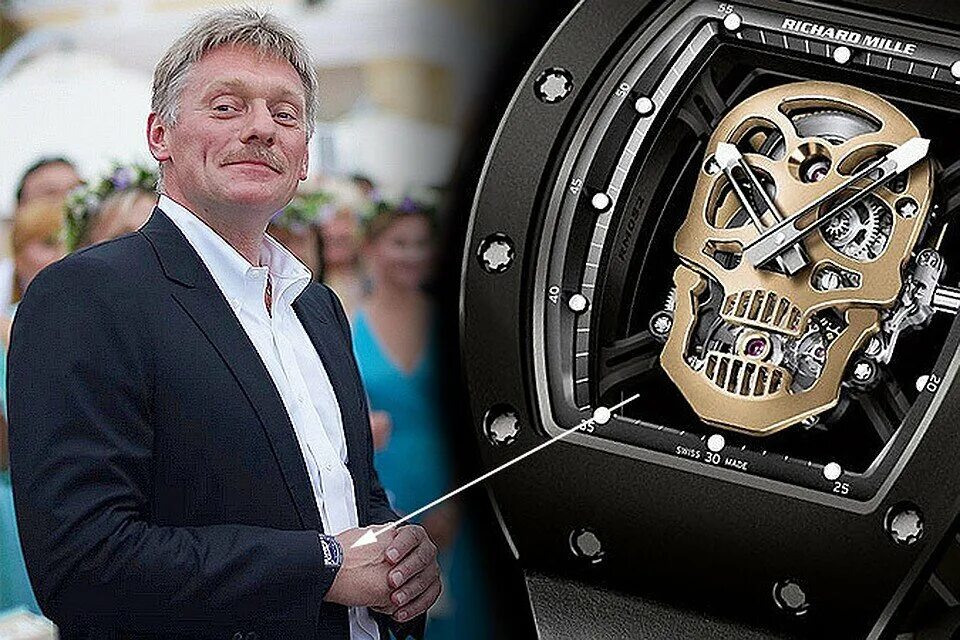 37 миллионов рублей. Часы Пескова Richard Mille. Часы Пескова Richard Mille RM 52-01. Часы Richard Mille RM 52-01.