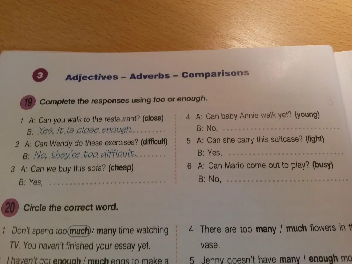Fill in too or enough. Complete the sentences with too too much too many or enough. complete the exchanges 5 класс. too much too many правило. complete the sentences using too or enough.