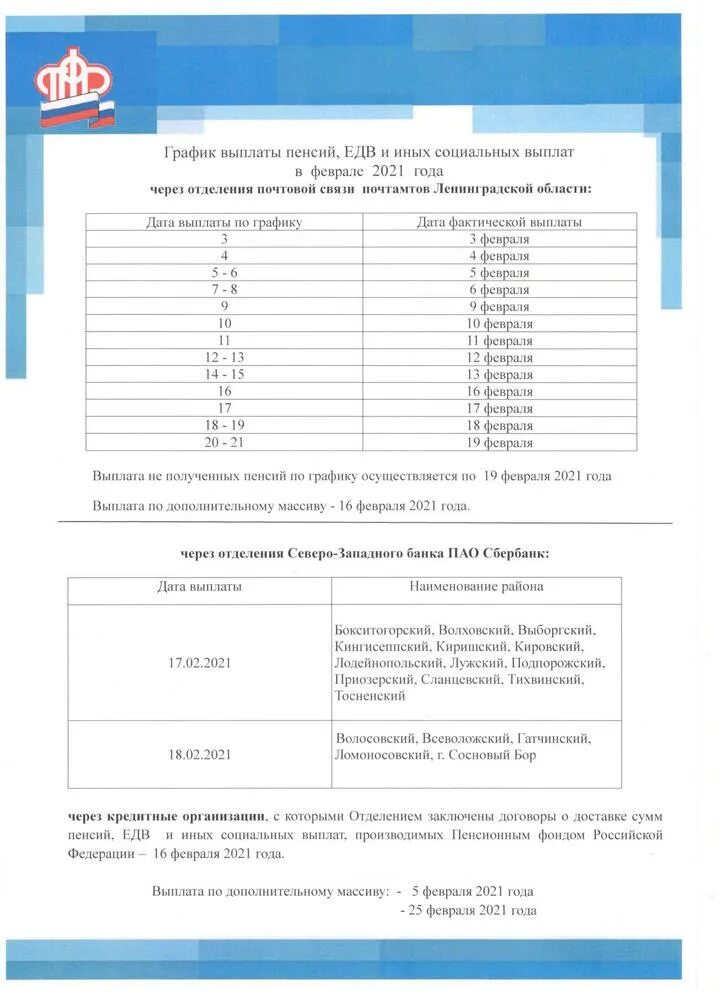 График пенсии - Официальный сайт Администрации Красноозерного сельского поселени