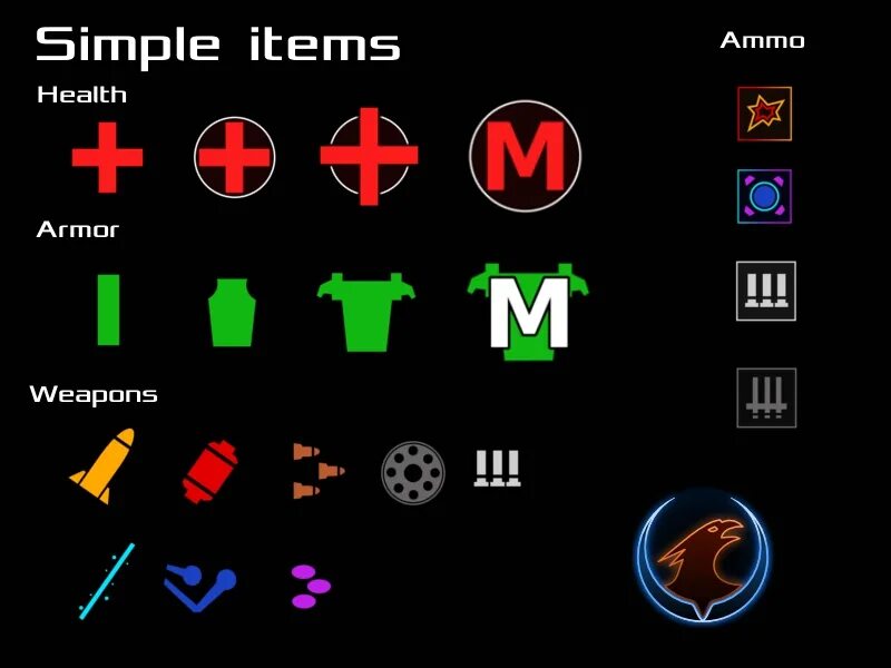 Simple items. Simple items