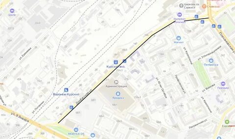 Воронеж 2 на карте