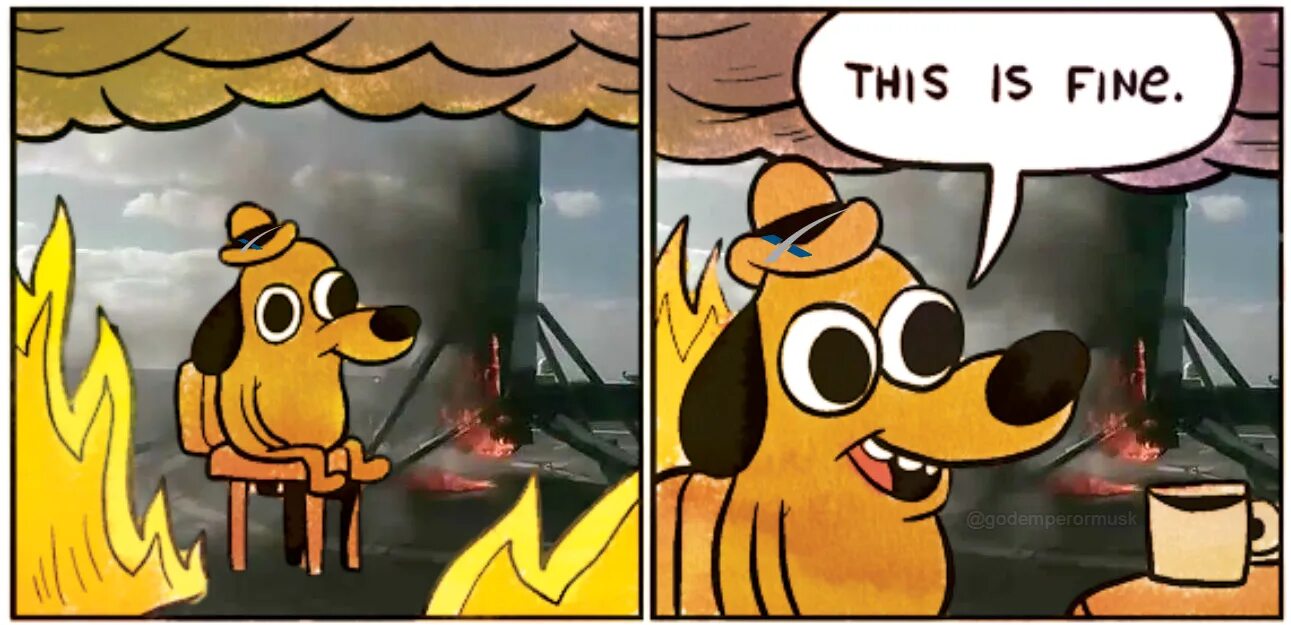 This is fine. This is fine комикс. Собака в огне. This is a fine one. Мем собака в горящем доме.