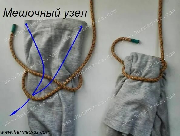 Как правильно завязывать мешки