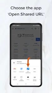 Sharing url