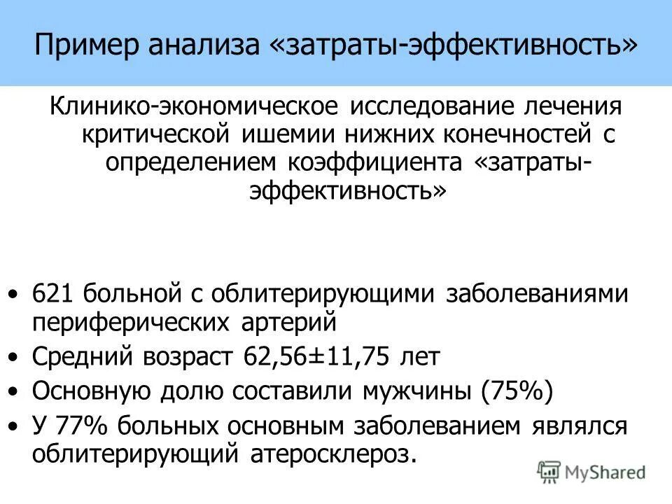 Анализ эффективности расходов