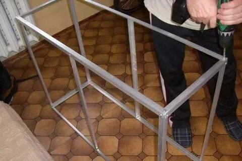 Каркас полок из уголка