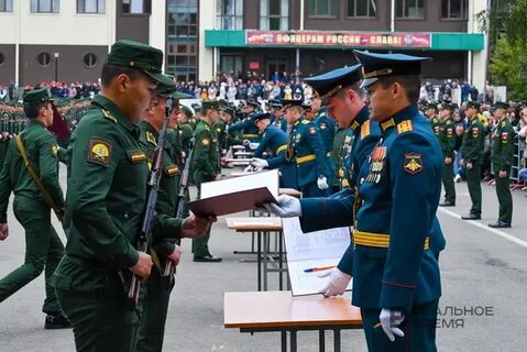 Присяга в казанском танковом училище