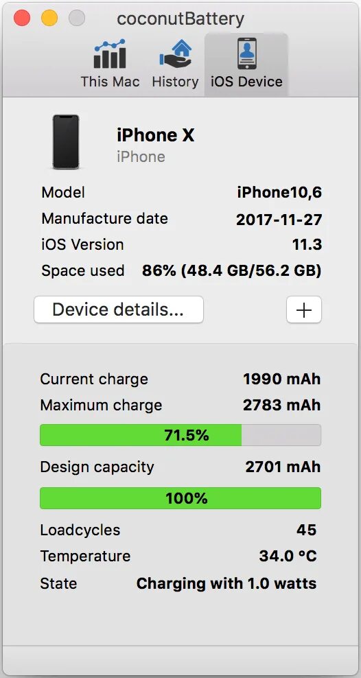 Iphone detail. Емкость аккумулятора айфон 10. Ёмкость аккумулятора iphone 10. Программа ПК состояние батареи айфона. Программа Battery для айфона.