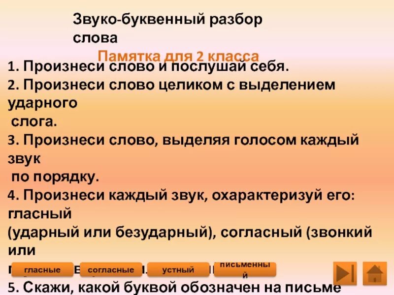 Звуко-буквенный анализ слова. Памятка для звуко-буквенного разбора 2 класс. Звукобуквенный разбор памятка. Звуко буквенный анализ памятка.