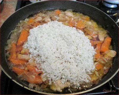Рассыпчатый рис в казане