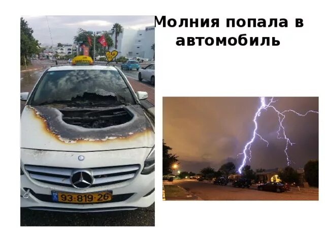 Молния попала в автомобиль. Автомобиль с молнией. Попадание молнии в автомобиль.