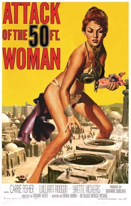 Attack of the 50 foot. Атака 50 футовой черлидерши 2012. Атака 50 футовой женщины 1958. Нападение 60 футовой девушки с обложки. Attack of the 50 foot woman.