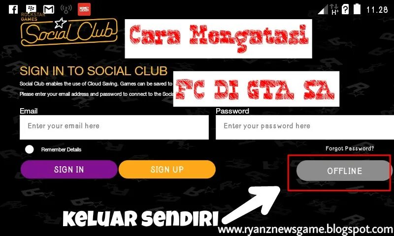 Ваш social Club в черном списке проекта. Social Club удаление окно.