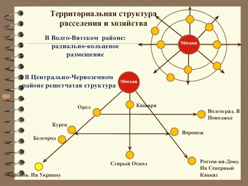 Рисунок расселения. Территориальная структура Волго Вятского района решетчатая. Территориальная структура хозяйства центрального района России. Территориальная структура хозяйства и расселения России. Территориальная структура района это.