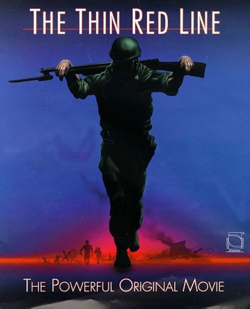 The line is the red line. Тонкая красная линия постер. thulsa doom the thin red line.