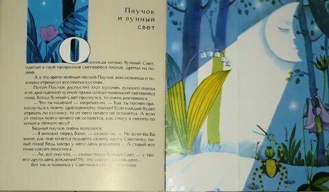Основная мысль текста паучок и лунный свет