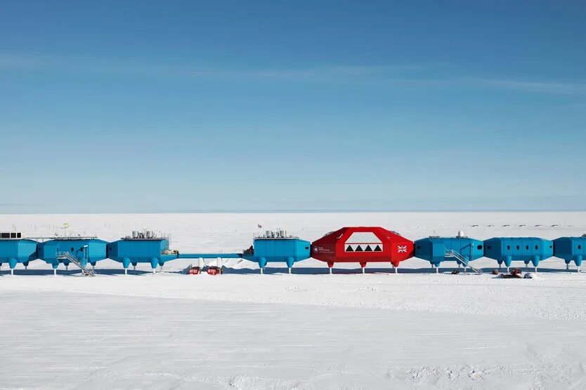 Как выглядят дома в антарктиде Halley VI Antarctic research station opens for business
