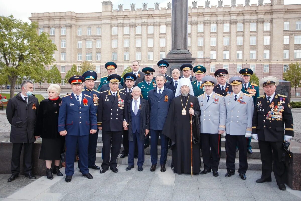 Белгородцы на площади. Контакты Косов празднование 9 мая 2023.