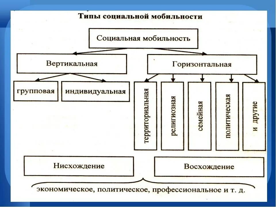 Выберите виды горизонтальных. Социальная мобильность схема. типы социальной мобильности. виды социальной мобильности схема. вертикальная и горизонтальная социальная мобильность.