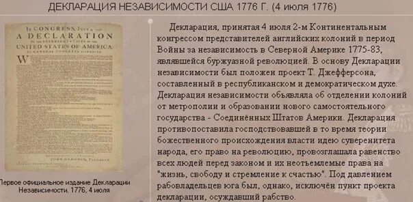 В каком городе была принята декларация независимости. В каком городе была принята декларация независимости