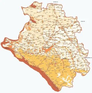 Краснодарский край восточный карта