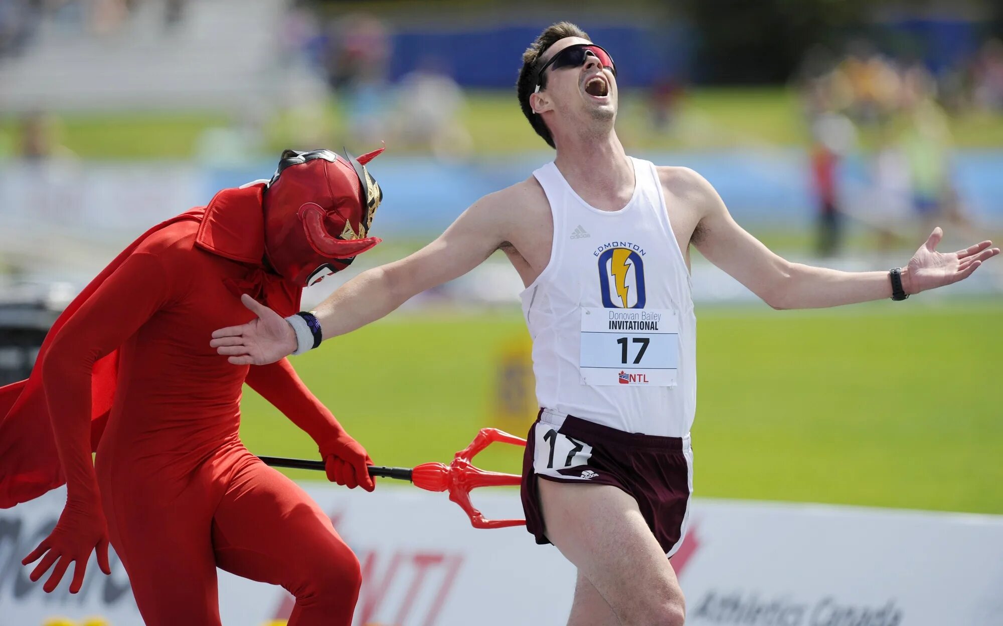 Funny running